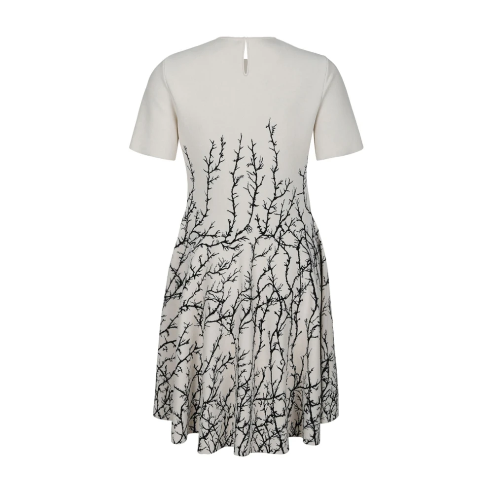 alexander mcqueen Doorn Tak Mini Jurk Gray Dames