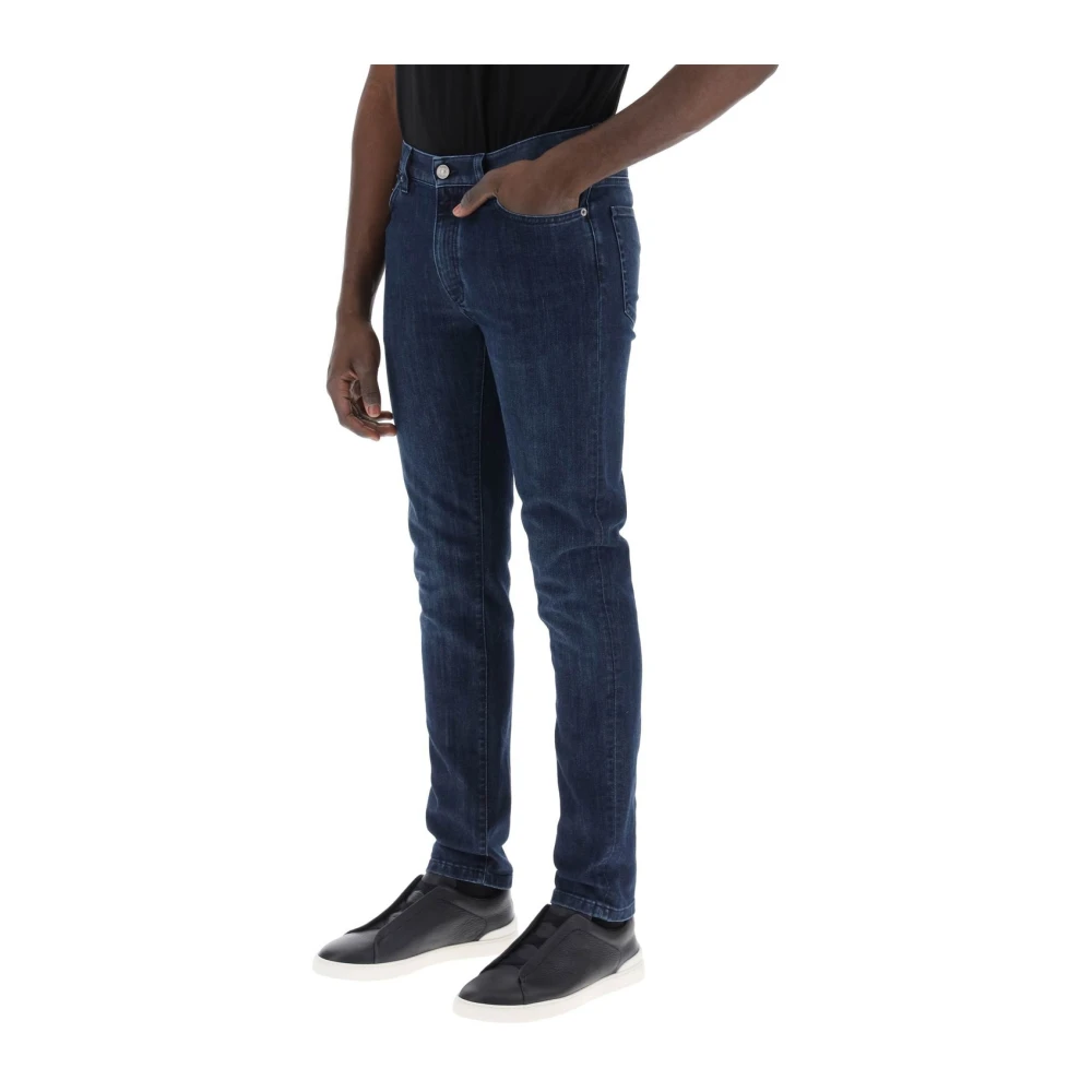 Ermenegildo Zegna Klassieke Denim Jeans voor Mannen Blue Heren