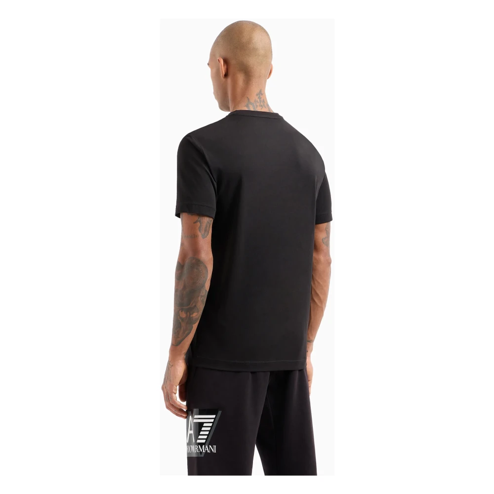 Emporio Armani EA7 T-Shirts Black Heren