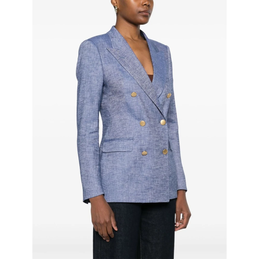 Tagliatore Dameskleding Buitenkleding Blauw Ss25 Blue Dames