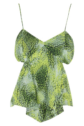 green-bubble-print-dress