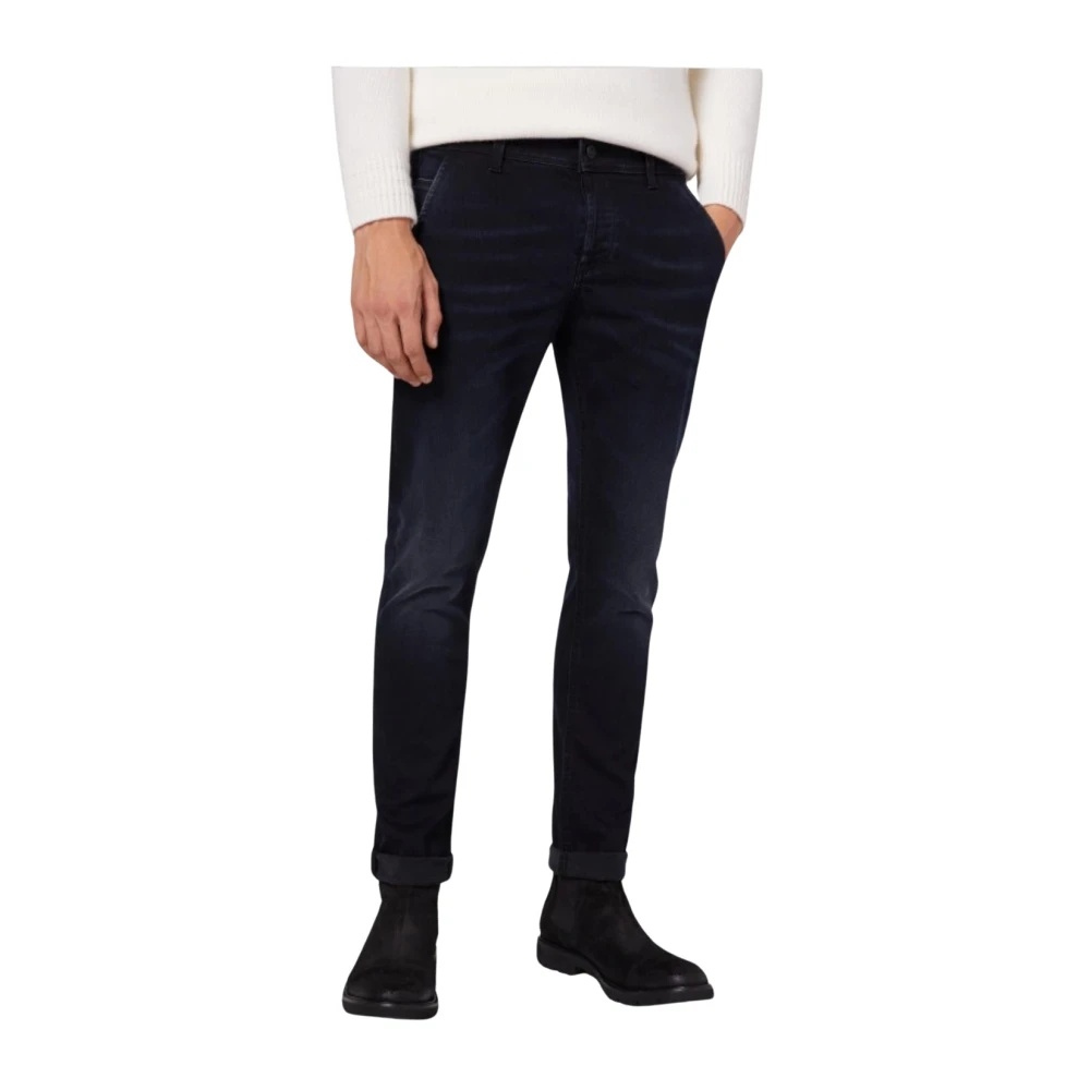 Dondup Donkere Wassing Conner Jeans Blue Heren