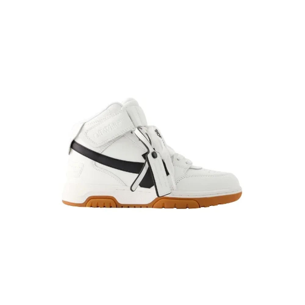 Off Leren Sneakers Dames Schoenen Wit