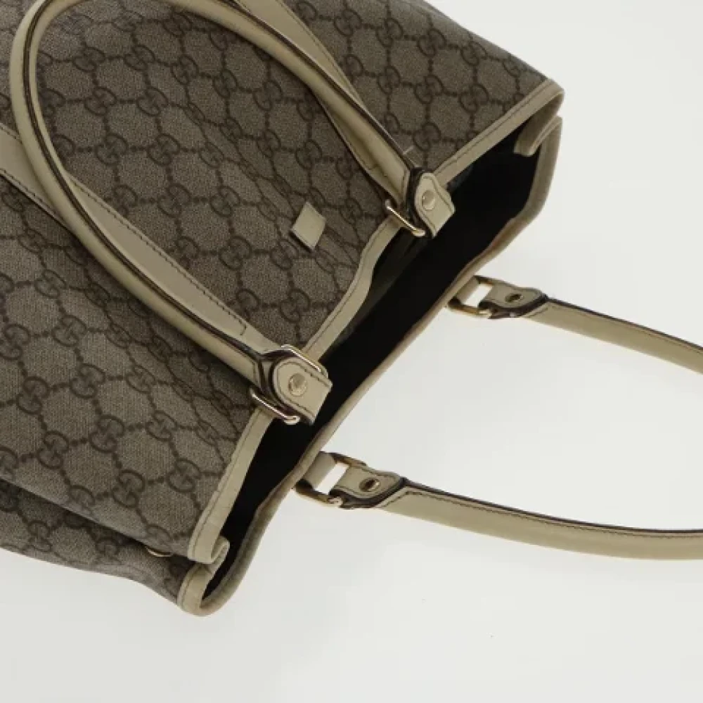 Gucci Vintage Pre-owned Leather gucci-bags Beige Dames