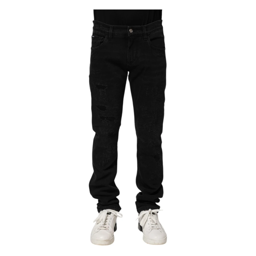 Dolce & Gabbana Men's Black Skinny Jeans - Slim Fit Jeans - Xs - Jeans