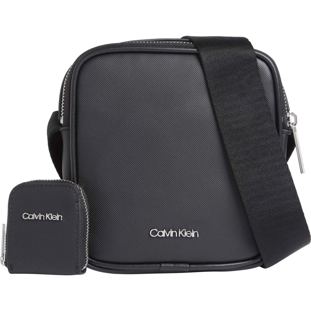 Calvin Klein Essential Cube Crossbody Tas Black Heren