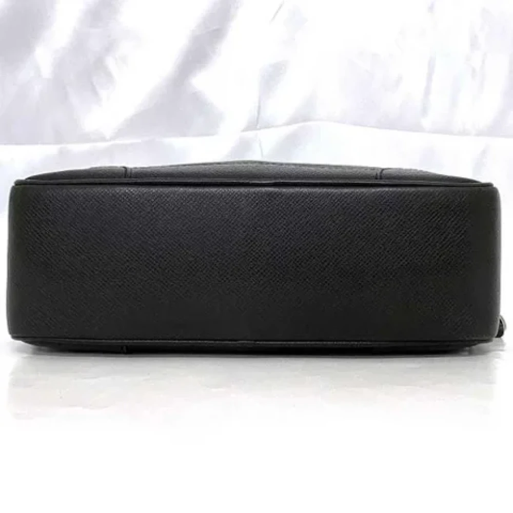 Louis Vuitton Vintage Pre-owned Leather clutches Black Heren