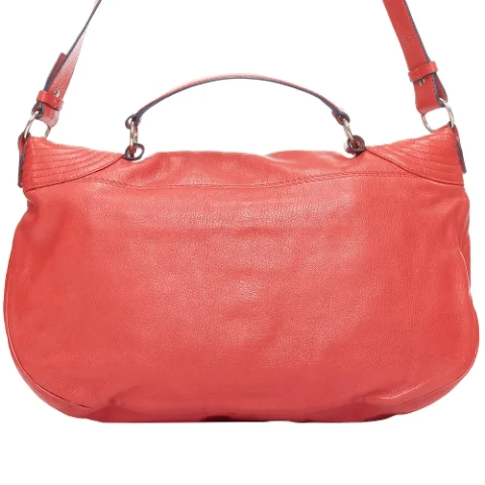 Alexander McQueen Pre-owned Leather crossbody-bags Red Dames