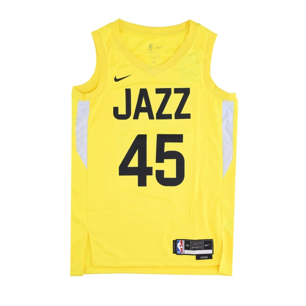 Nike Donovan Mitchell NBA Icon Edition Jersey Yellow Heren