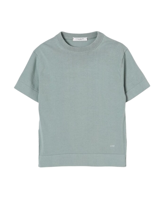 pull-vert-pour-enfants-a-col-rond