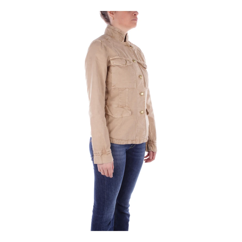Fay Light Jackets Beige Dames