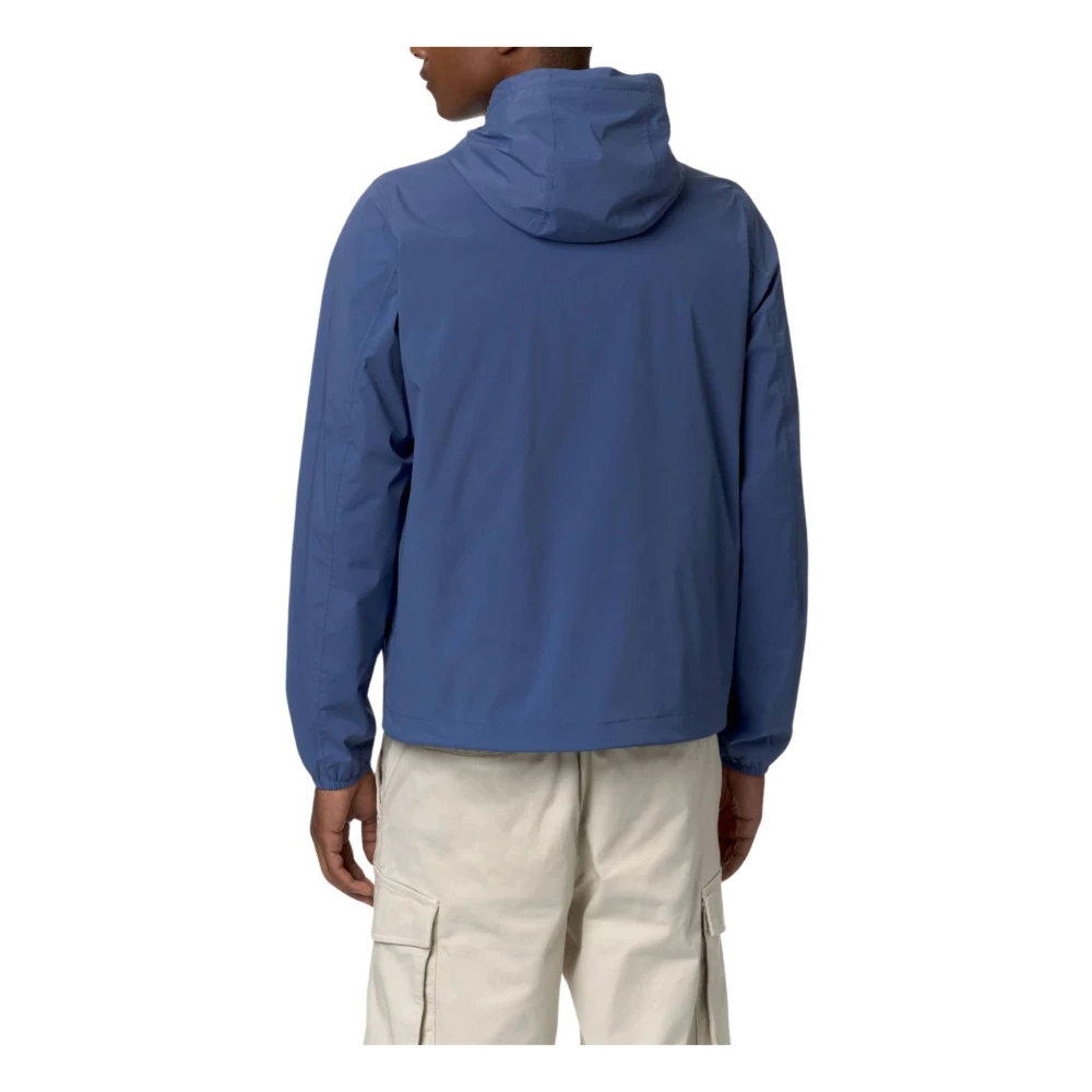 K-way Blauwe Waterdichte Hoodie Blue Heren