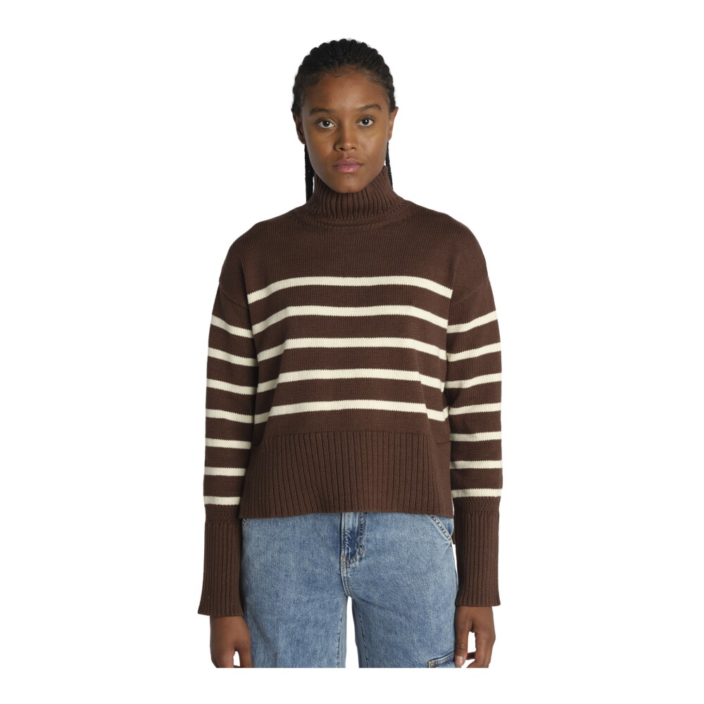 Striped shop cotton turtleneck