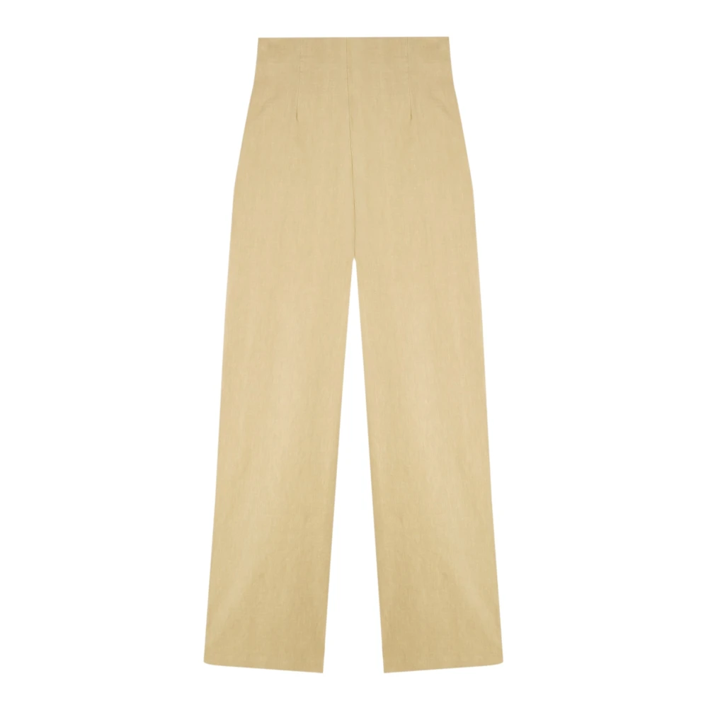 Cortana Mota beige rechte broek Beige Dames