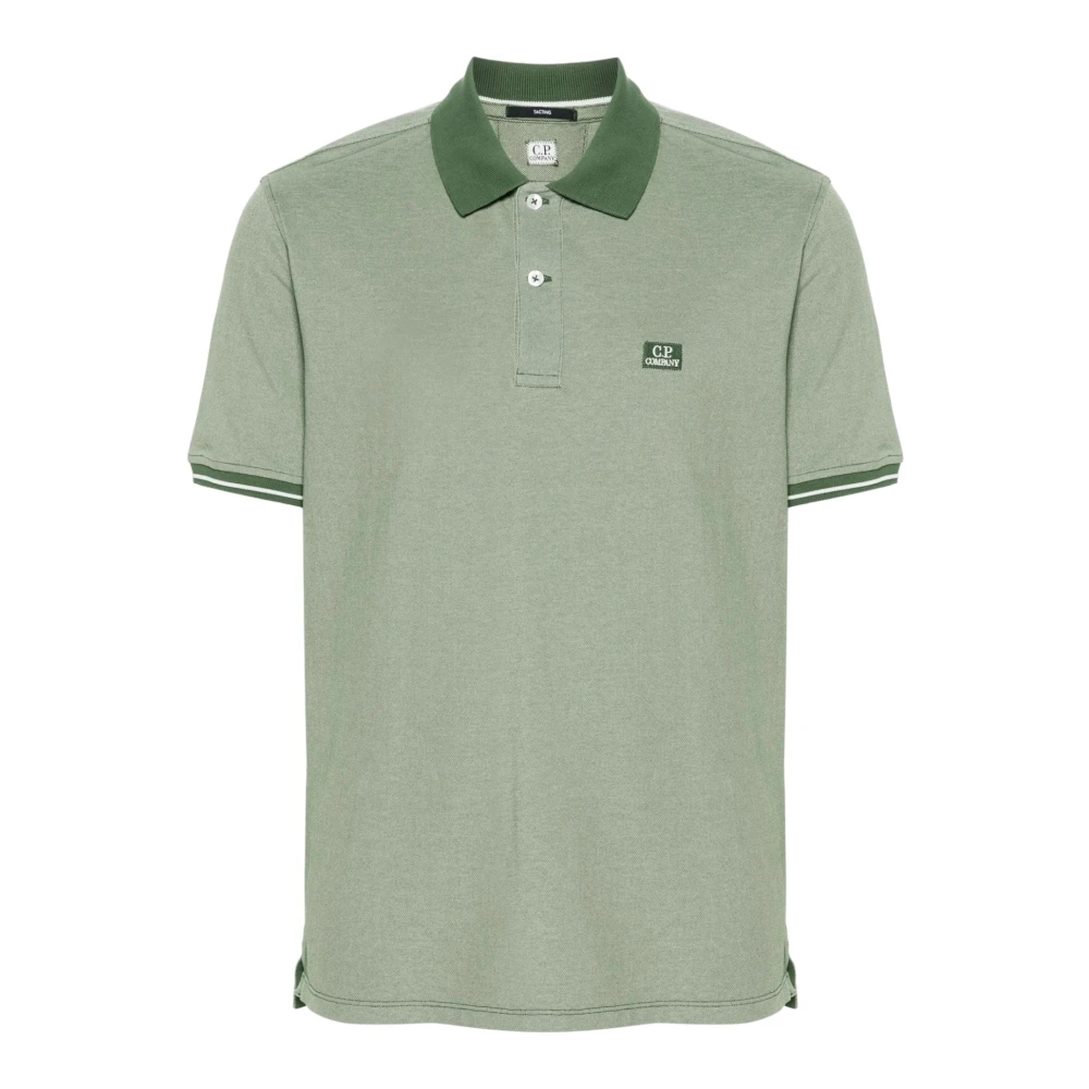 C.P. Company Polo Shirts Green Heren