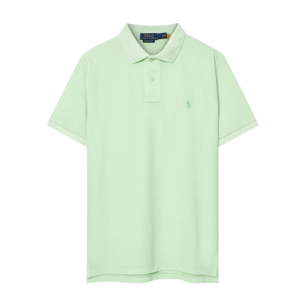 Polo Ralph Lauren Uomo Verde Magliette E Polo Con Logo Ricamato