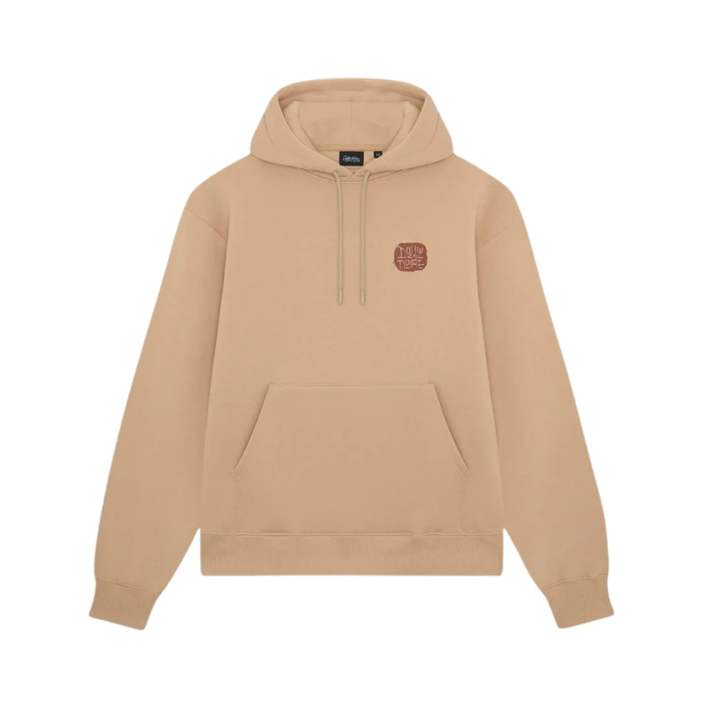 Dolly Noire Sandman Hoodie met voorzak Beige Heren