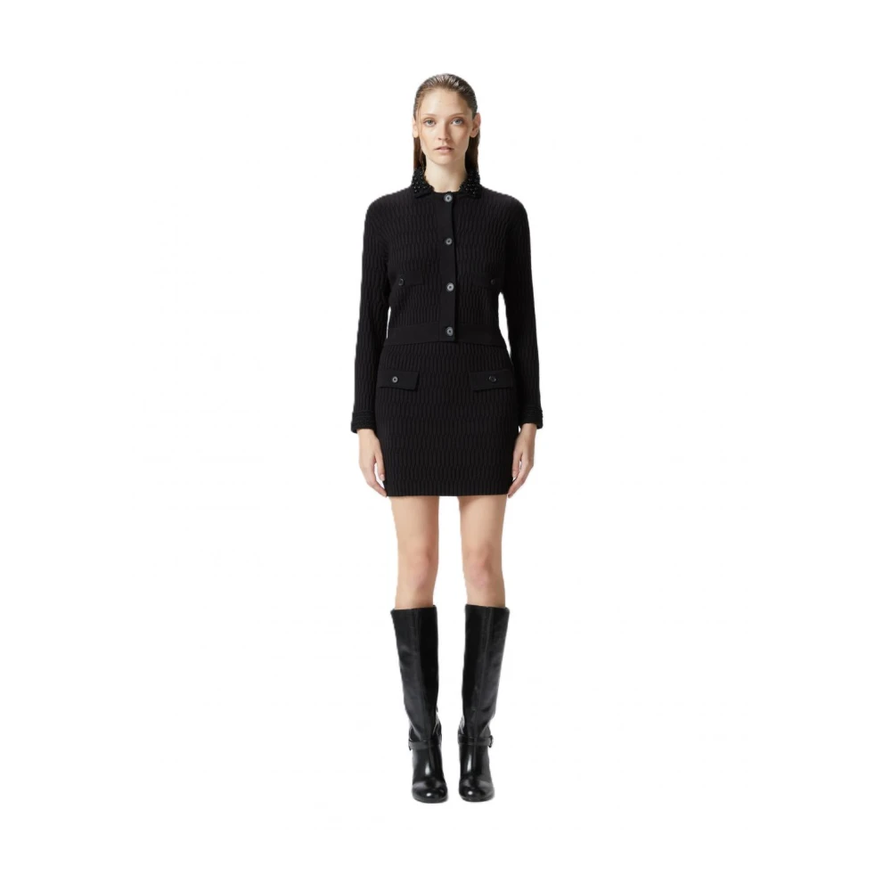 pinko Katoenen Casual Shirt Black Dames
