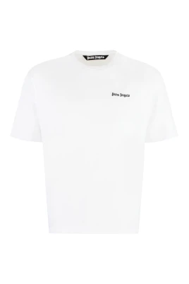 T-shirt med rund hals i bomull