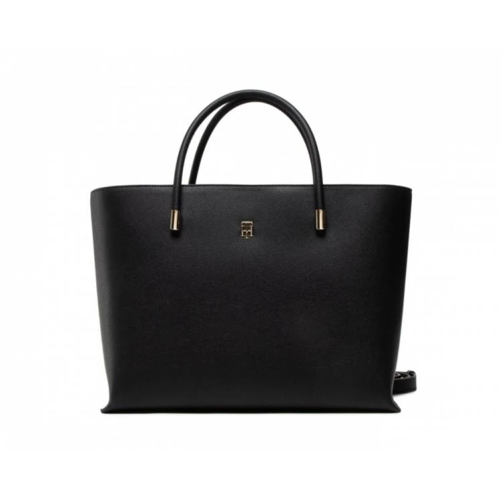 Tommy Hilfiger Elegante Tote Tas voor Stijlvolle Vrouwen Black Dames