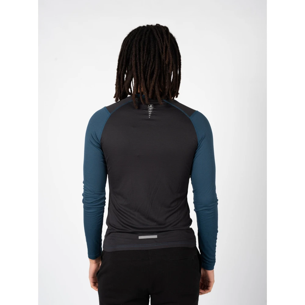Champion Klassieke Longsleeve Shirt Blue Heren