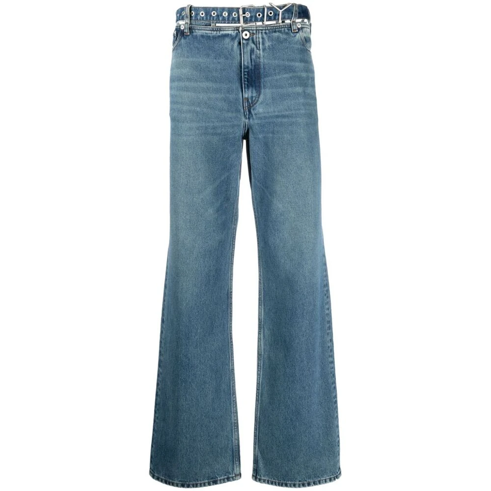 Y Project Flared Jeans Blue Heren
