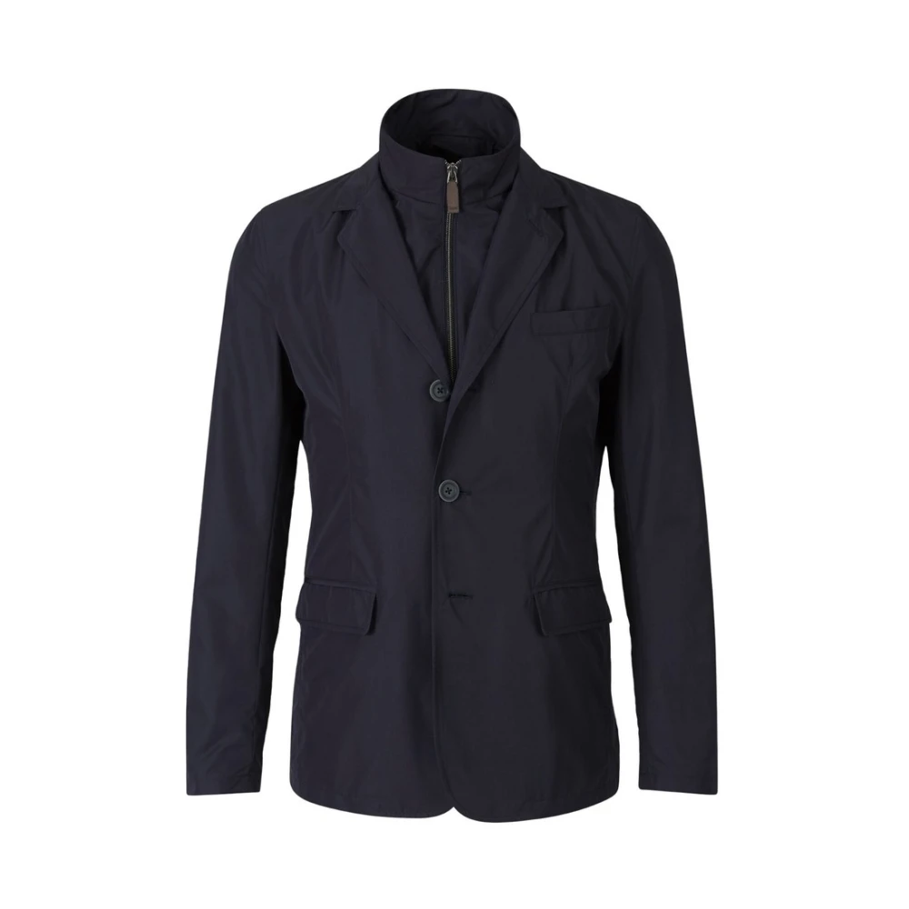 Herno - Jackets > Blazers - Blue - Herno - Modalova