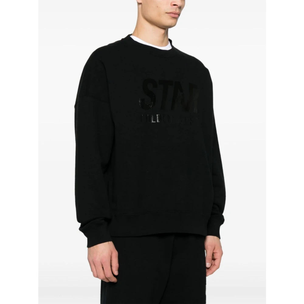 Golden Goose Sweatshirt met logo-print Black Dames