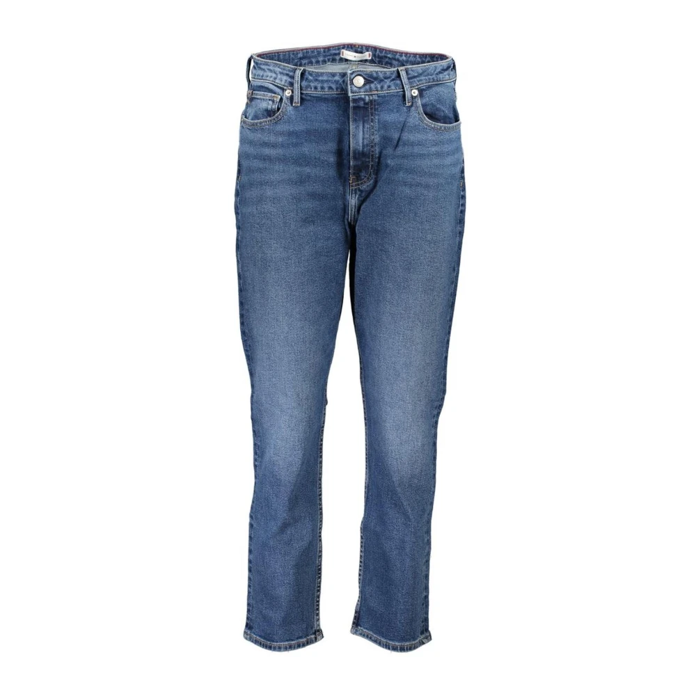 Tommy Hilfiger Slim Cigarette Gewassen Effect Jeans Blue Dames