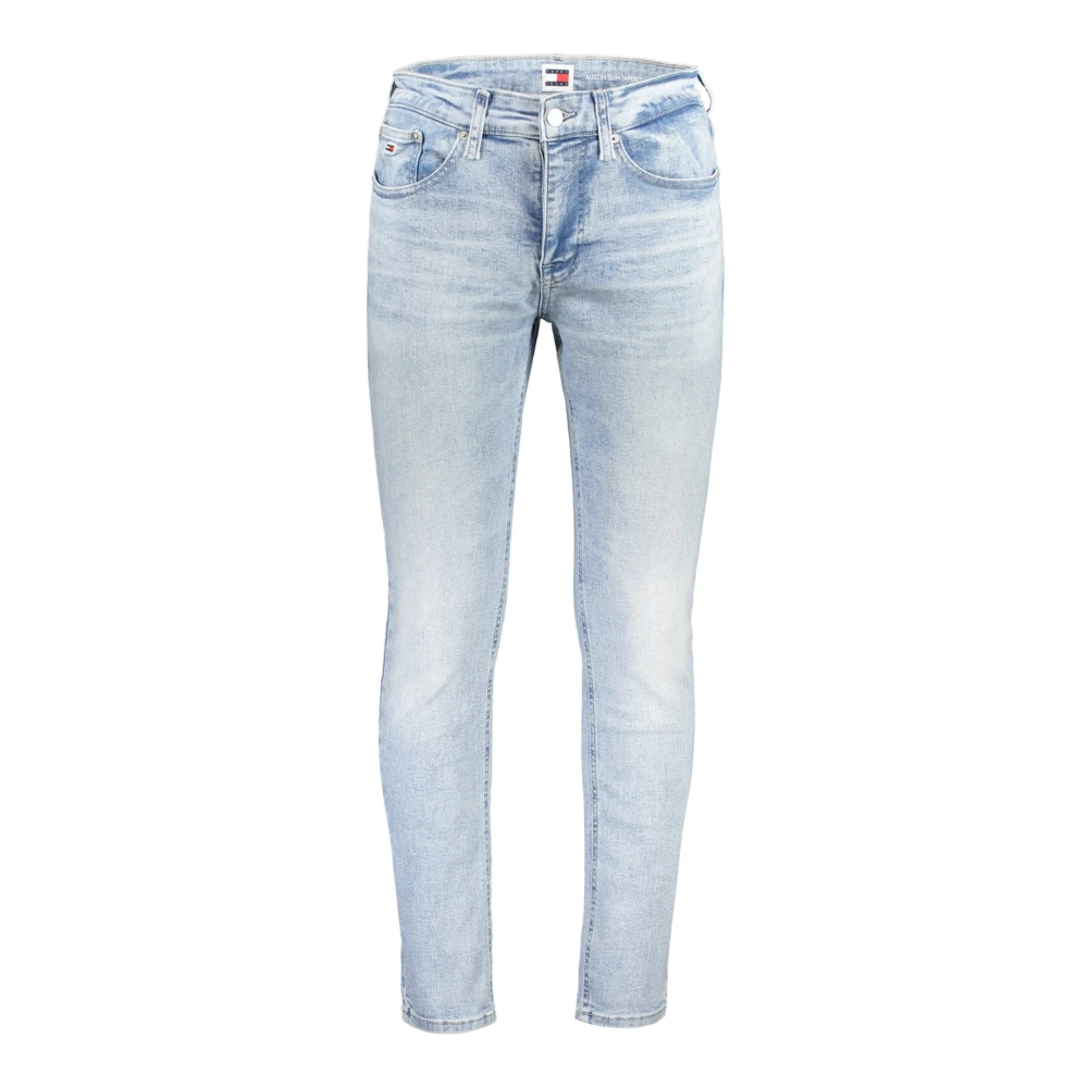 Tommy Hilfiger Slim Fit Denim Jeans Blå Broderad Blue, Herr