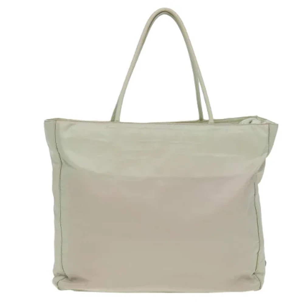 Prada Vintage Pre-owned Nylon prada-bags White Dames
