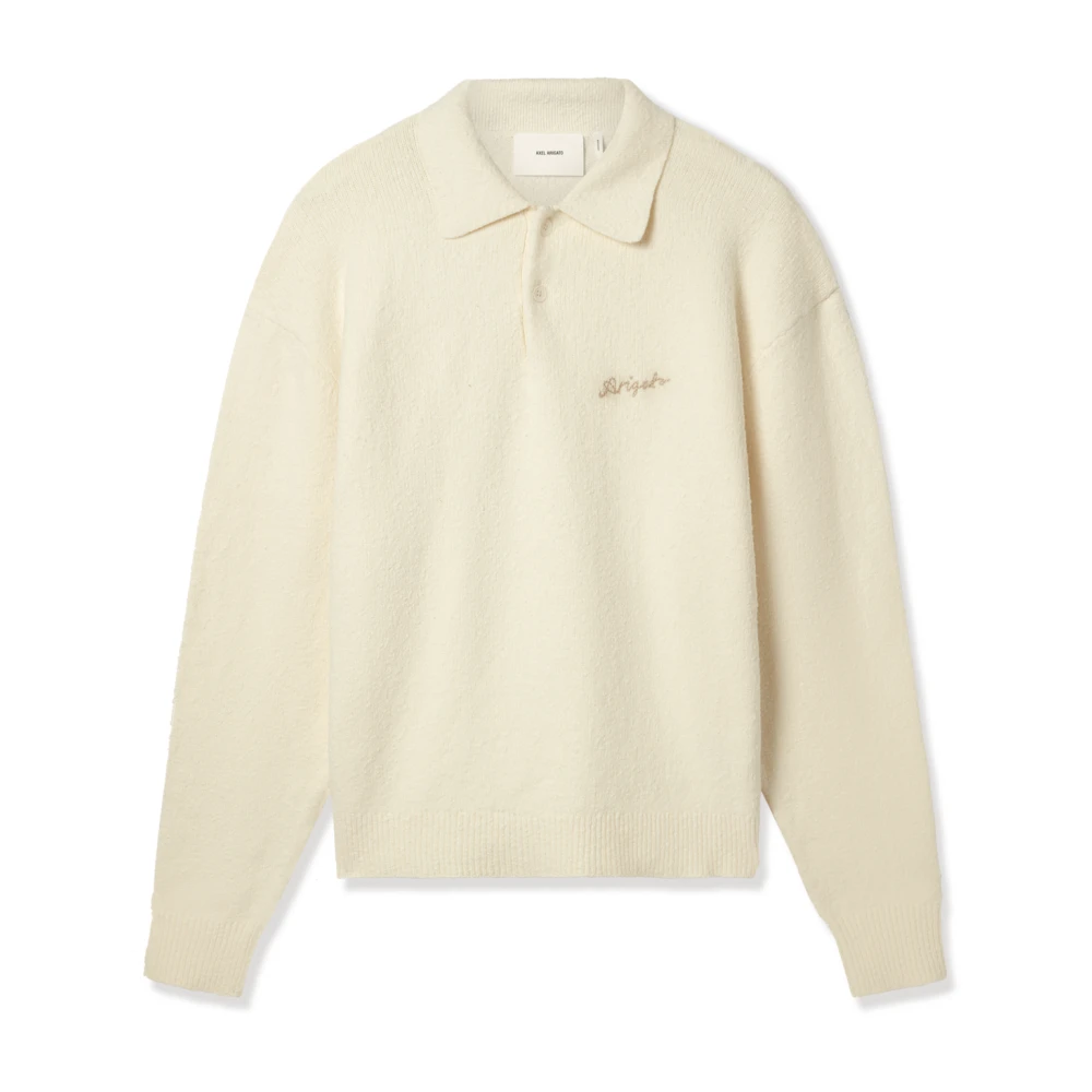 Axel Arigato Scribble Polo Sweater Beige Heren