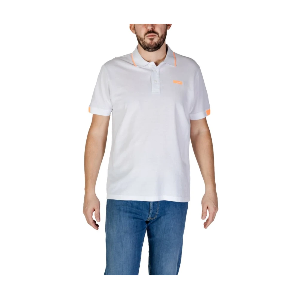 RefrigiWear Heren korte mouw poloshirt White Heren