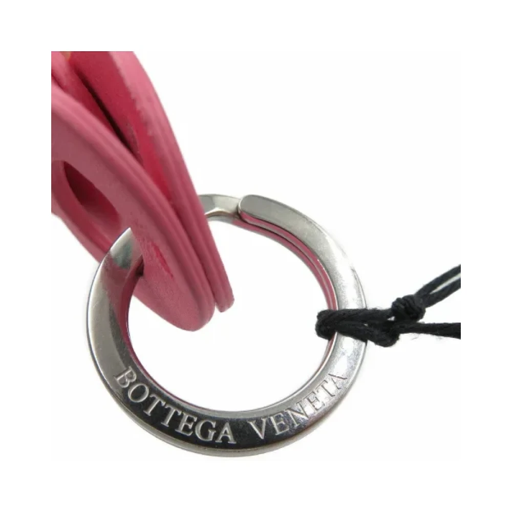 Bottega Veneta Vintage Pre-owned Metal key-holders Pink Dames