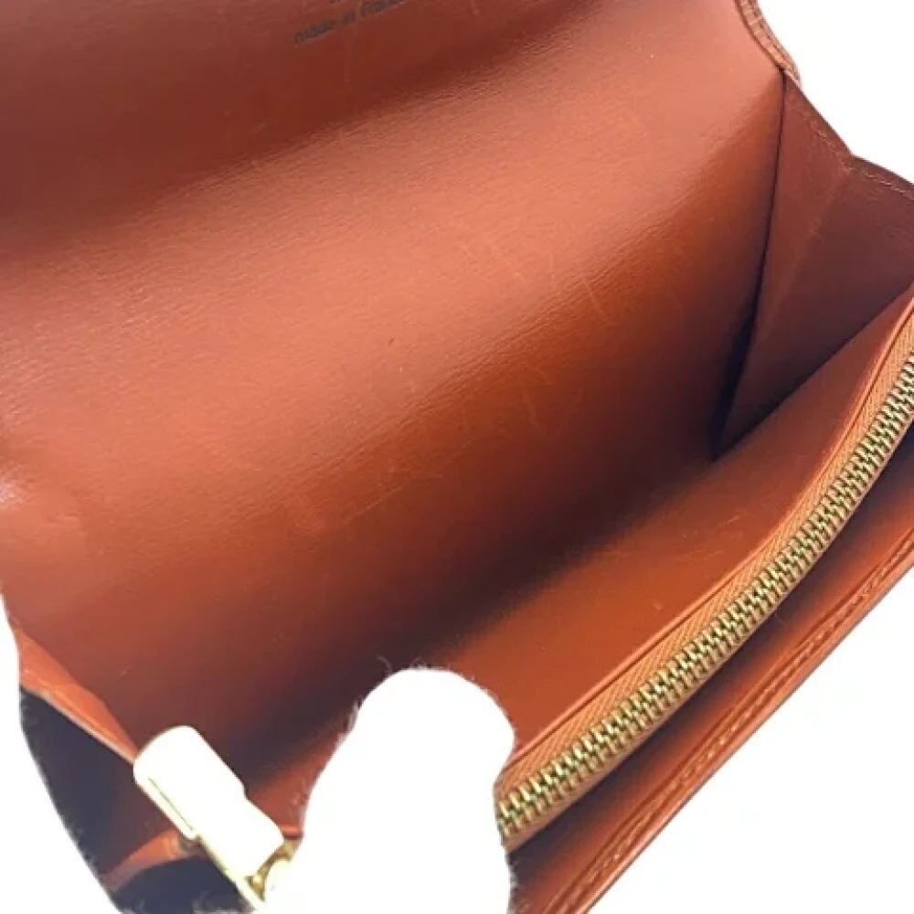 Louis Vuitton Vintage Pre-owned Leather wallets Brown Dames