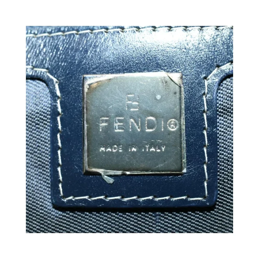 Fendi Vintage Pre-owned Canvas fendi-bags Blue Dames