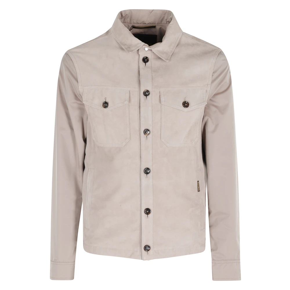 Moorer Hombre Beige Chaquetas, Talla: M