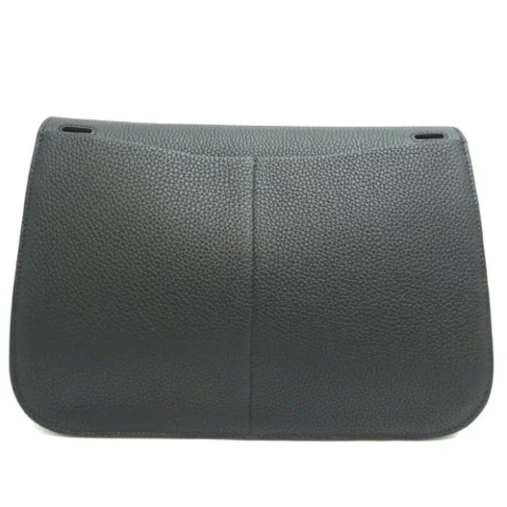Hermès Vintage Pre-owned Fabric handbags Black Dames