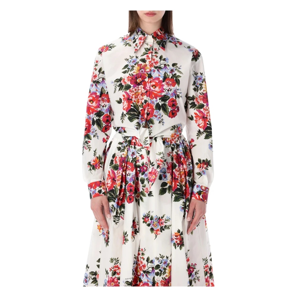Dolce & Gabbana Women's Multicolor Shirts, M, Shirt Mazzo Di Fiori