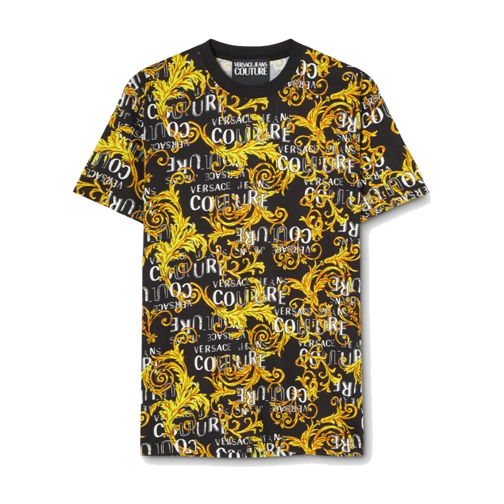 Versace Jeans Couture Barok Logo Couture T-Shirt Multicolor Heren