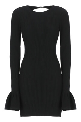 black-viscose-dress-with-cut-out