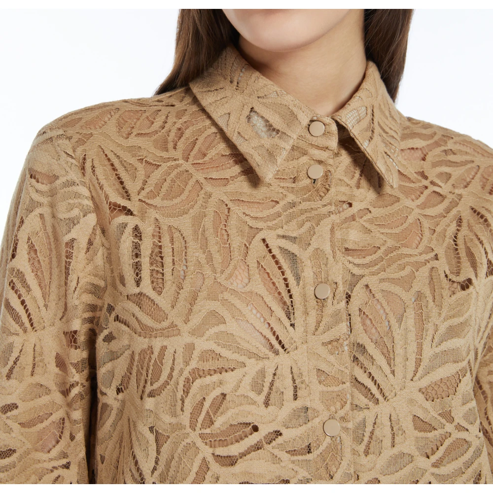Max Mara Studio Elegante Jurken voor Vrouwen Beige Dames