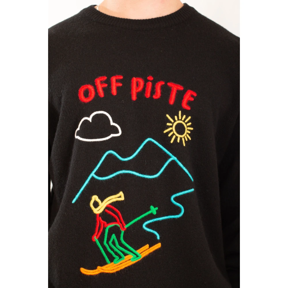 MC2 Saint Barth Off Piste Sweater Black Heren