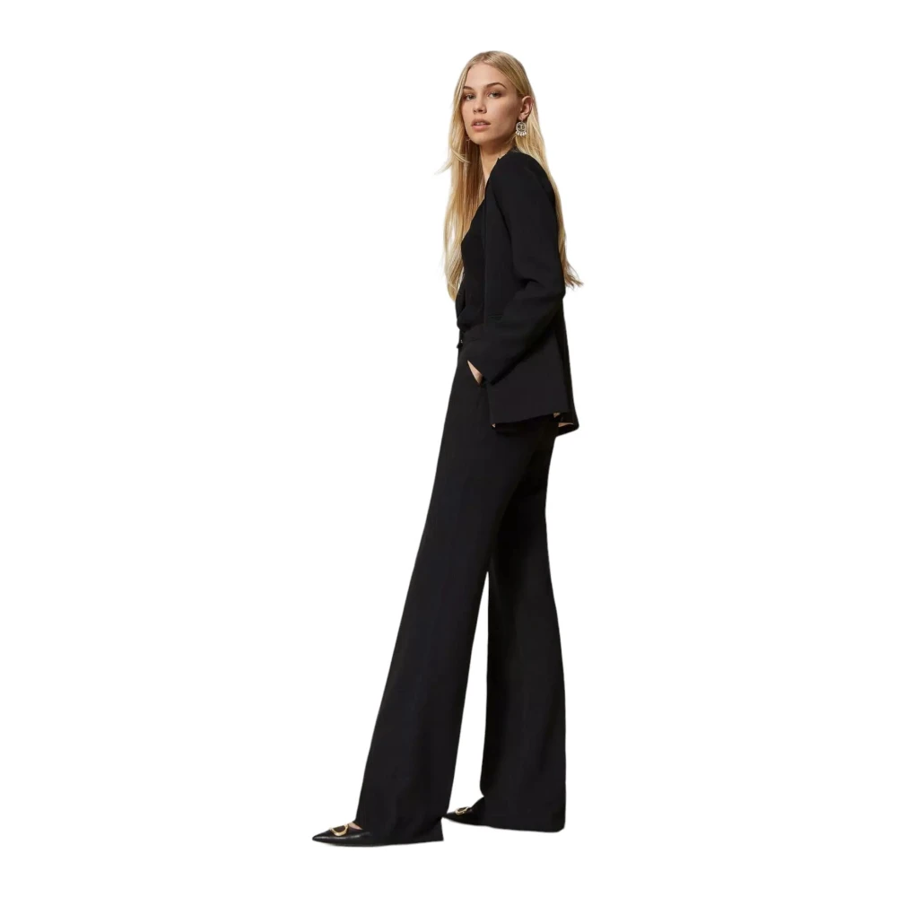 Twinset Elegante Broeken Black Dames