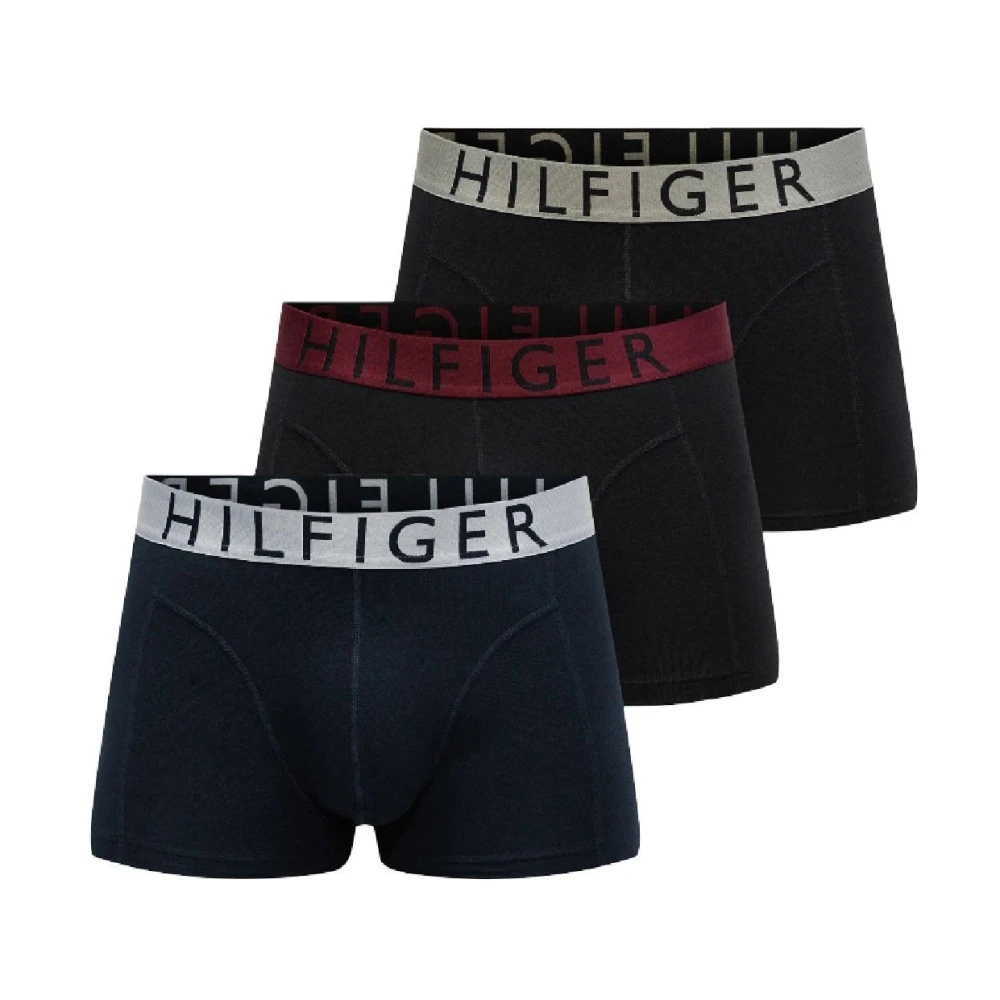 Tommy Hilfiger Men's Multicolor Underpants, S, Three-Pack Boxer Briefs