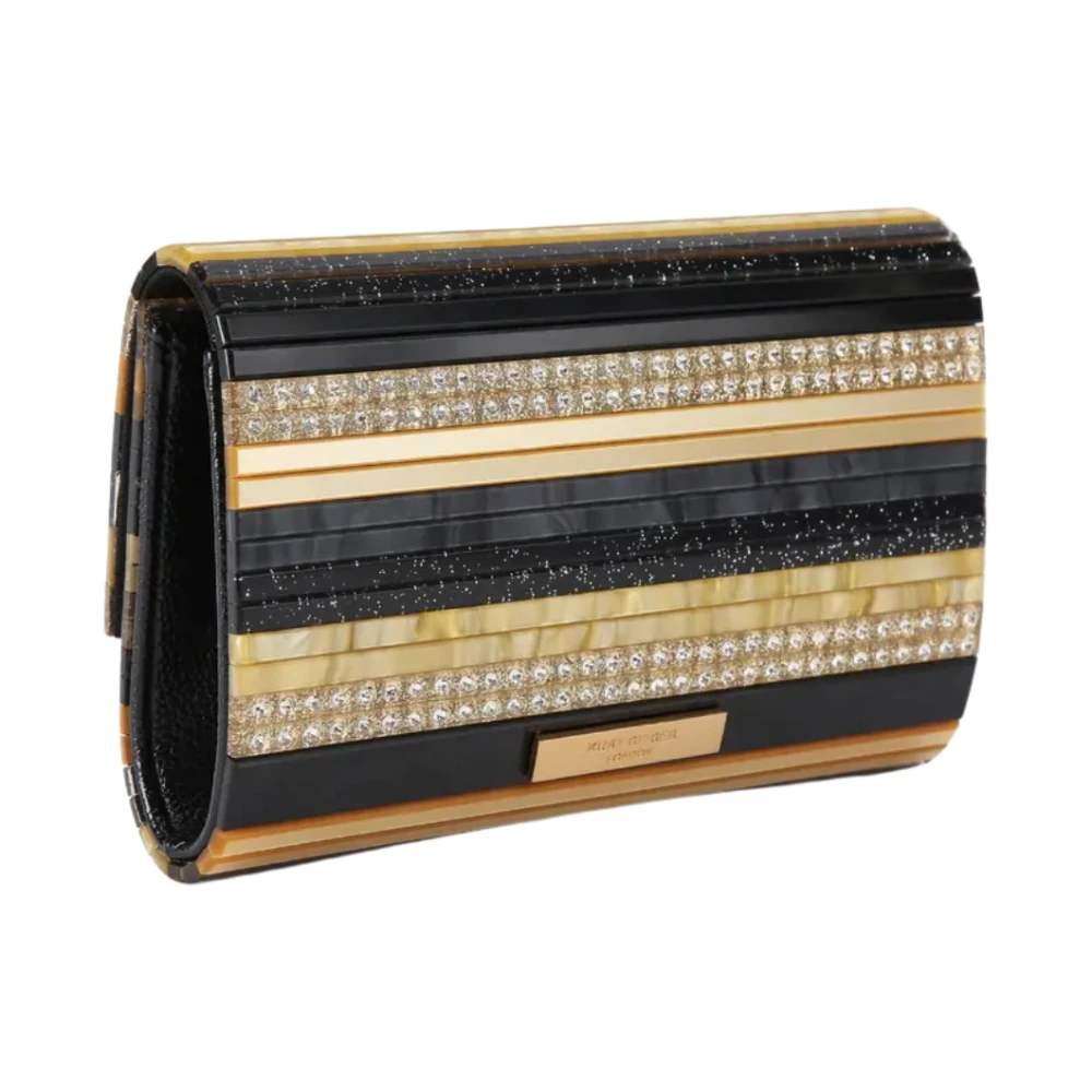 Kurt Geiger Feestelijke Eagle Clutch Zwart Synthetisch Multicolor Dames