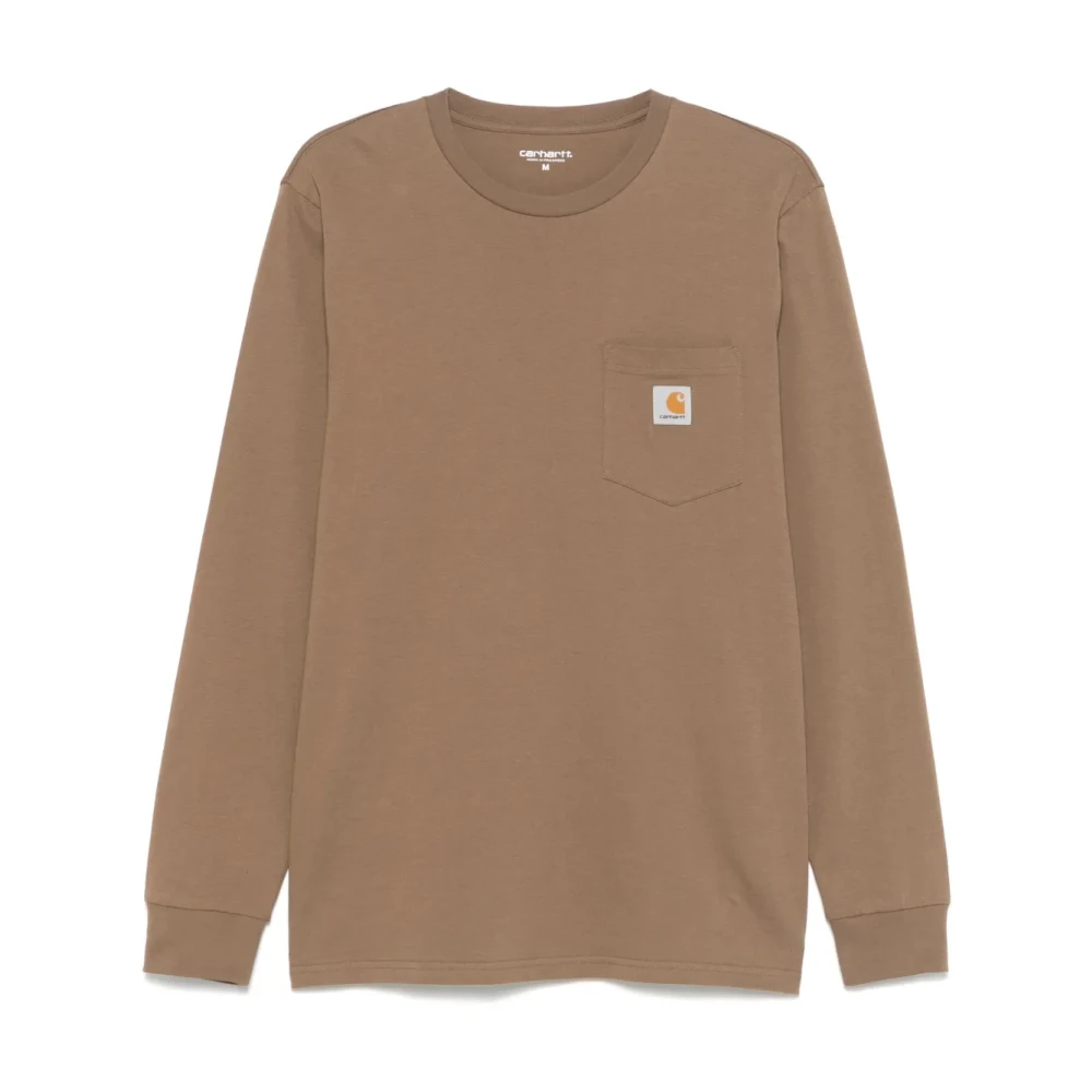 Carhartt WIP Lange Mouw T-shirt met Zak Brown Heren