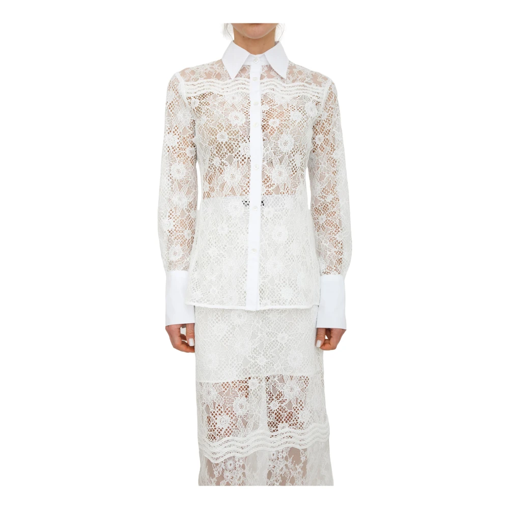 Pinko Women's White Shirts, S, Coline Shirt
