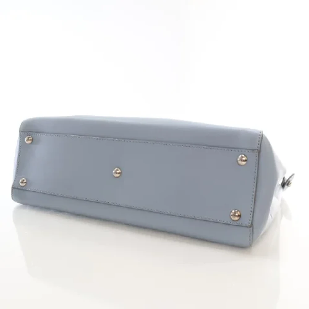 Fendi Vintage Pre-owned Leather fendi-bags Blue Dames