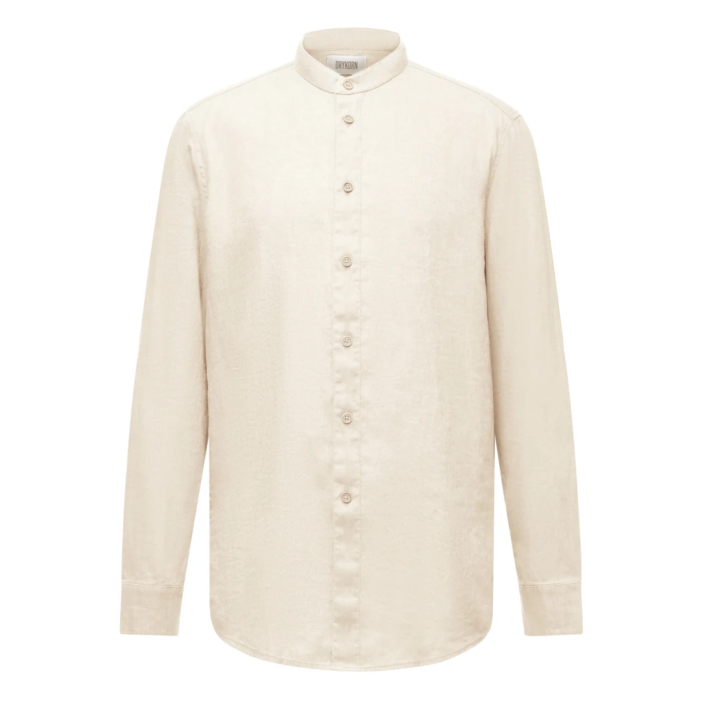 Drykorn Men's Beige Casual Shirts, L, Taloc 10 Shirt